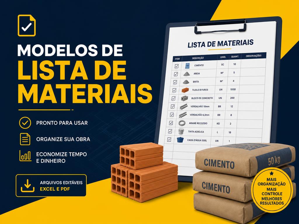 Modelos de Lista de Materiais
